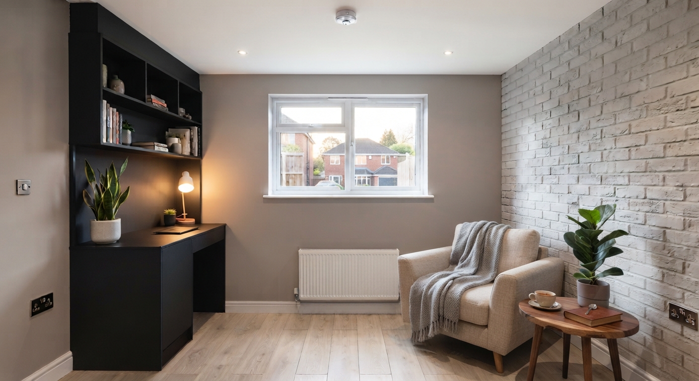 Cosy finished garage conversion